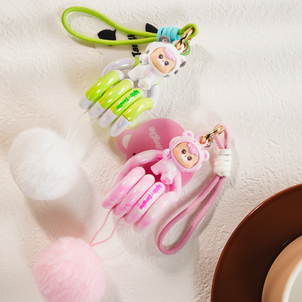 NEW! Tangle® x HiddenWooo Abebe Bear Pendant Blind Box
