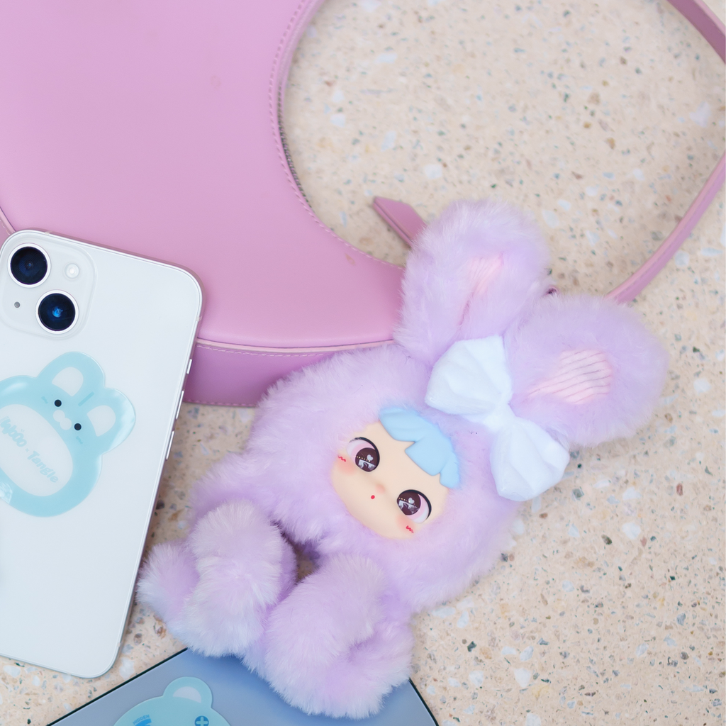 NEW! Tangle® x HiddenWooo Lovely Bunny Vinyl Plush Pendant