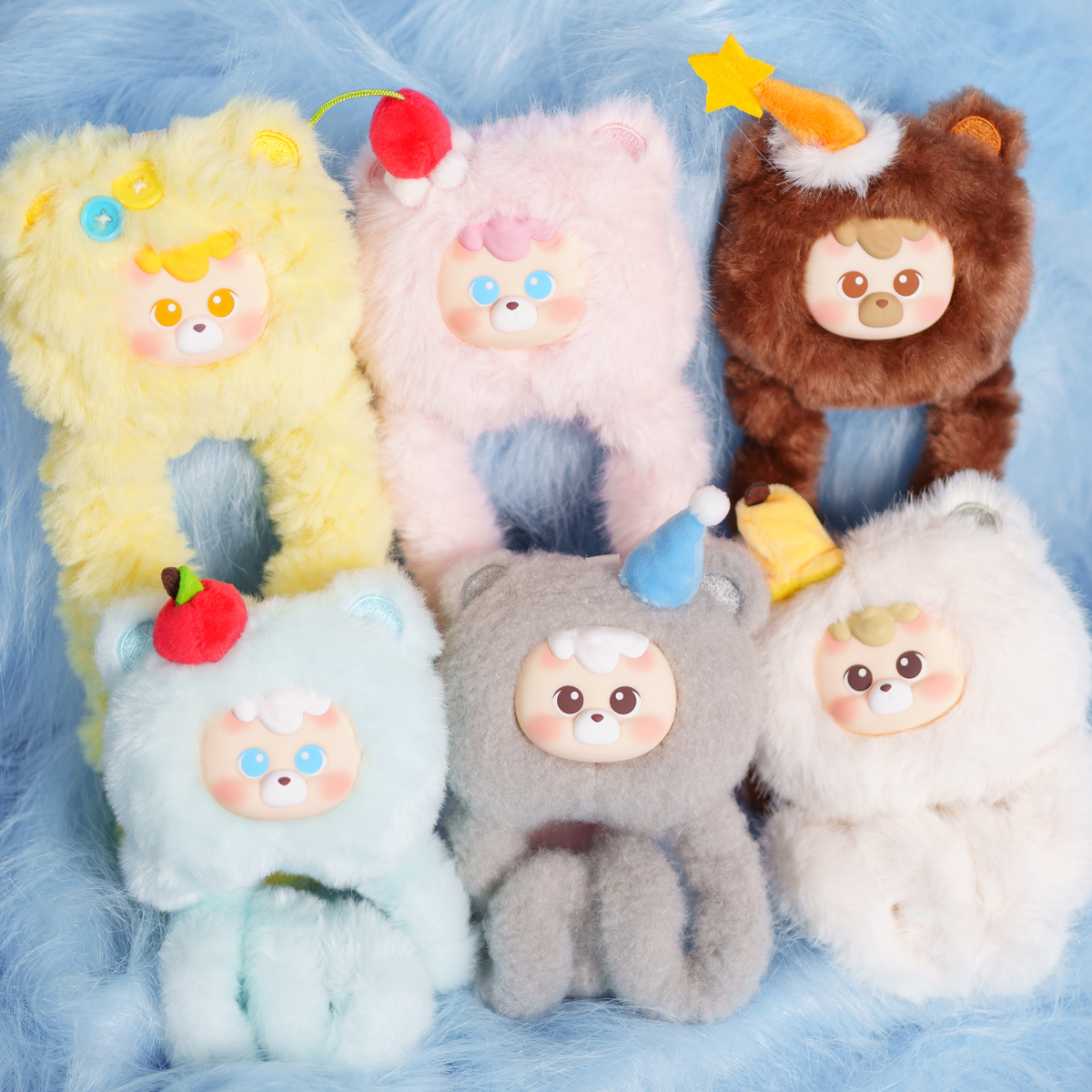 NEW! Tangle® x HiddenWooo Mallow Bears Vinyl Plush Pendant