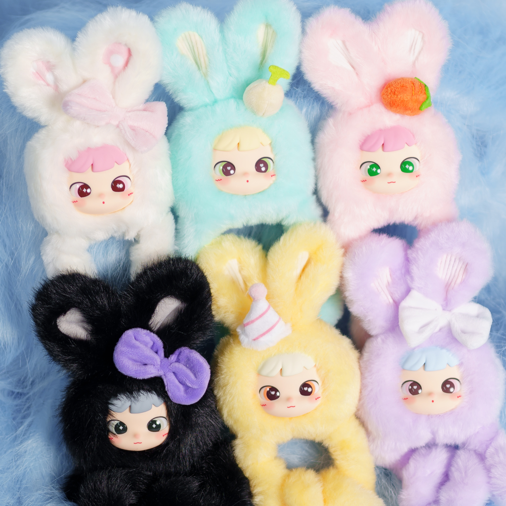 NEW! Tangle® x HiddenWooo Lovely Bunny Vinyl Plush Pendant