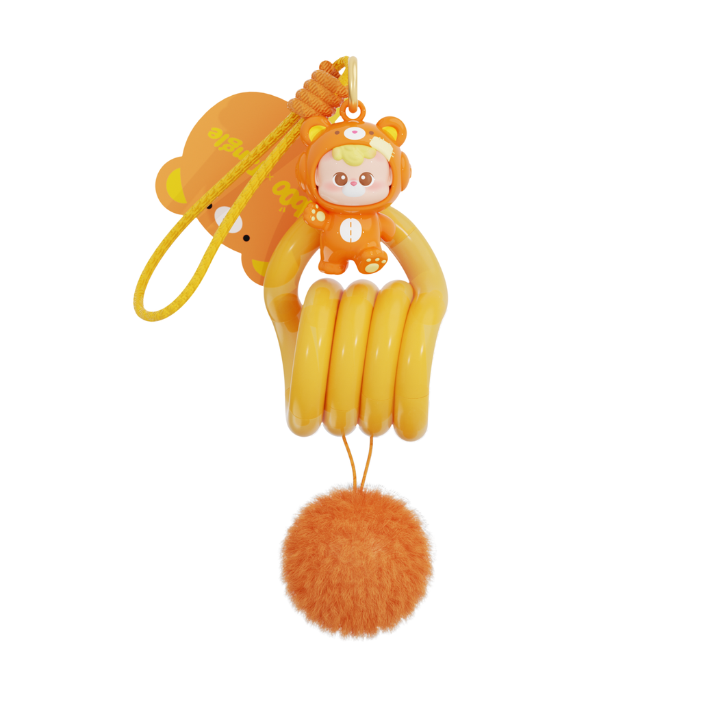 NEW! Tangle® x HiddenWooo Abebe Bear Pendant Blind Box